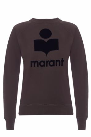 Sweatshirt with a velvet logo, zdjęcie 1 Sweatshirt with a velvet logo od Isabel Marant Etoile